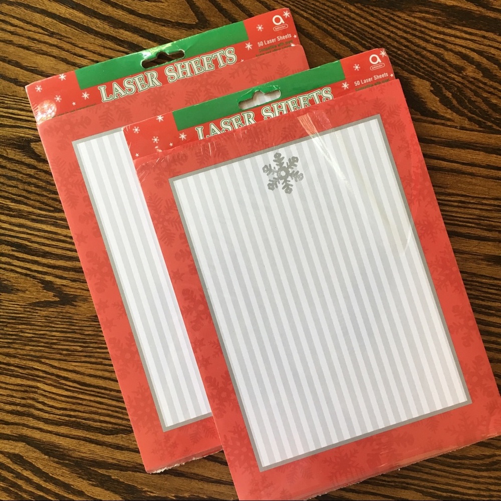 Snowflake Christmas Stationary printer paper
